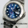 Rolex Yacht Master Blue Dial 904L Steel Bracelet ETA3135 Rolex Super Clone Movement - Image 3